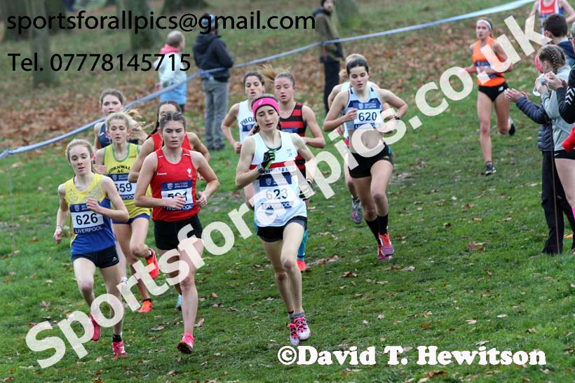 Womens under-17s and junior British Athletics Liverpool Cross Challenge, Sefton Park, Liverpool. Photo:  David T. Hewitson/Sports for All Pics